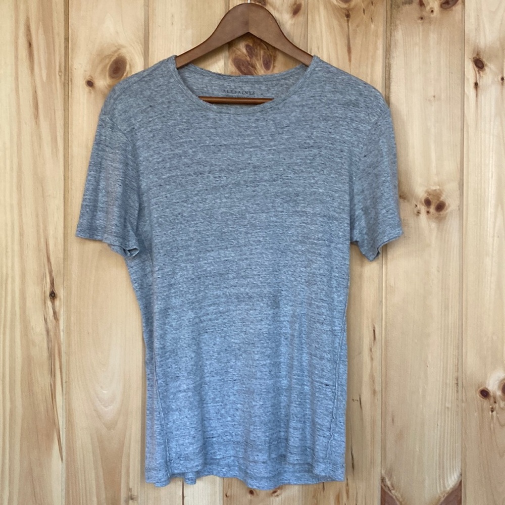 All Saints mid weight slub Tee S